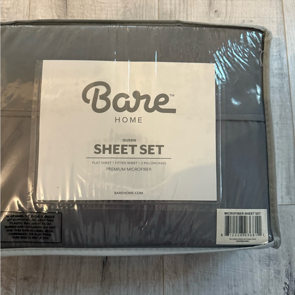 Gray Sheet Set - Brand New in pack